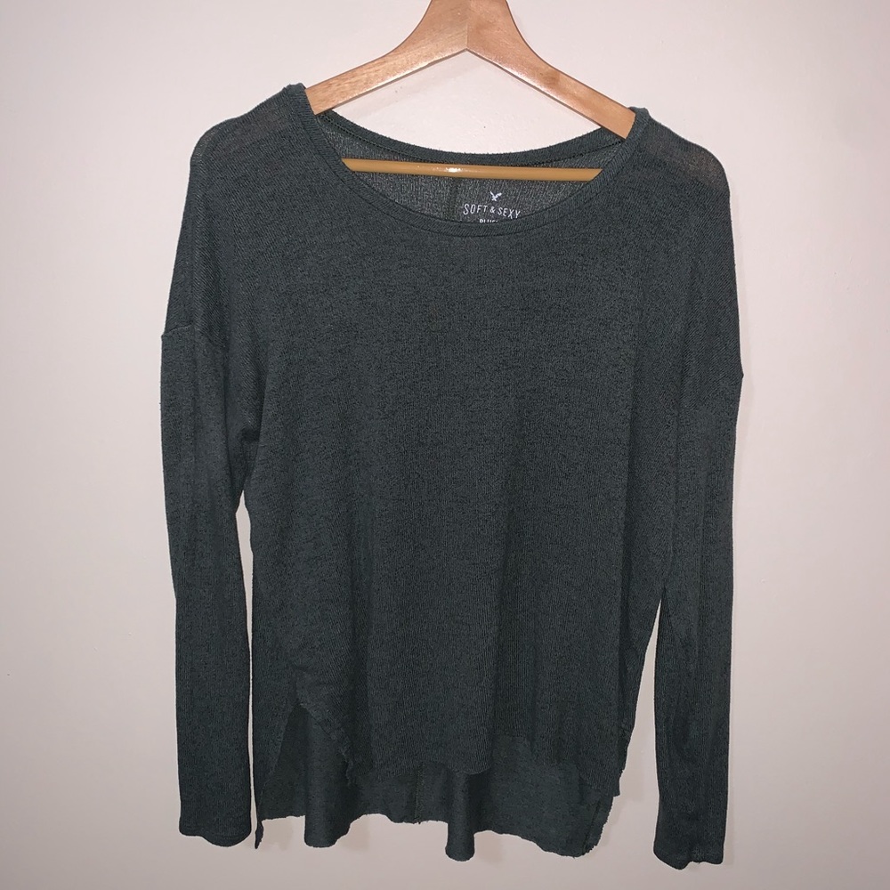 Green American Eagle Sweater